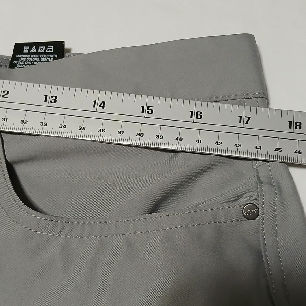 Greg Norman Shark Mens Gray Golf‎ Pants Performance Stretch 34x30 RN128492 - Picture 5 of 8